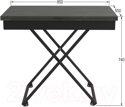 Стол-трансформер Калифорния мебель Андрэ Loft (интра)