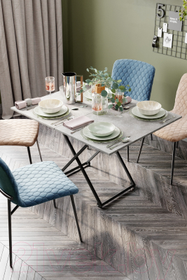 Стол-трансформер Калифорния мебель Андрэ Loft (терраццо)