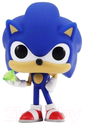 Фигурка коллекционная Funko POP! Games Sonic the Hedgehog Sonic with Emerald 20147 / Fun917 - фото