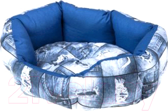 Лежанка для животных Ferplast Domino 50 / 82248099 (джинс) - фото