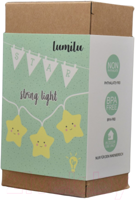 Ночник Reer Звезды String Light Lumilu / 52195