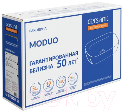 Умывальник со смесителем Cersanit Moduo 55 Leaf / 63571 + 63059 (со смесителем)