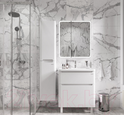 Шкаф с зеркалом для ванной Grossman Адель 70 / 207004