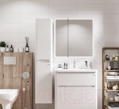 Шкаф с зеркалом для ванной Grossman Адель 80 / 208004