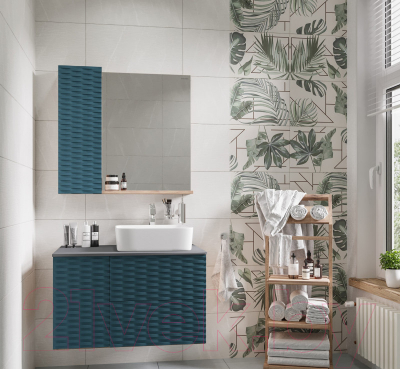 Шкаф с зеркалом для ванной Grossman Альба 80 / 208005