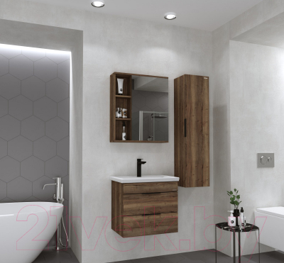 Шкаф-полупенал для ванной Grossman Форта 30 / 3030052