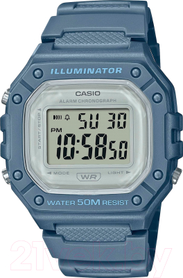 Часы наручные мужские Casio W-218HC-2A - фото
