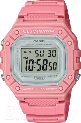 Часы наручные мужские Casio W-218HC-4A - фото