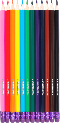 Набор цветных карандашей Юнландия Юный Волшебник / 181578