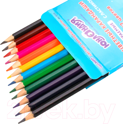 Набор цветных карандашей Юнландия Юный Волшебник / 181578