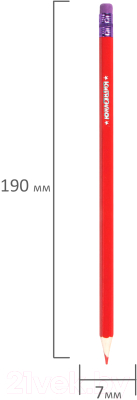 Набор цветных карандашей Юнландия Юный Волшебник / 181578