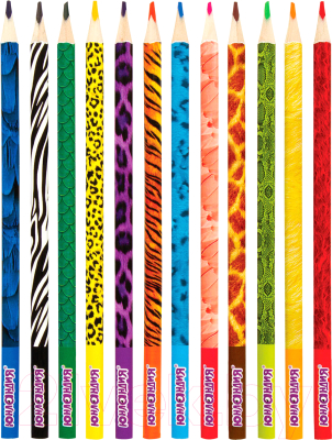 Набор цветных карандашей Юнландия Сафари / 181580