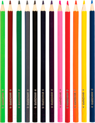 Набор цветных карандашей Юнландия Забавные картинки / 181643