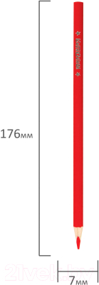 Набор цветных карандашей Юнландия Экзотика / 181647