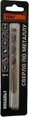 Сверло Yourtools HSS-Co 4x43x75мм - фото