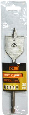 Сверло Yourtools 35мм По дереву Перовое - фото