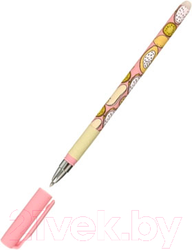 Ручка гелевая Lorex Dragon Fruit Slim Soft Grip пиши-стирай / LXEPSSG-DF2 - фото