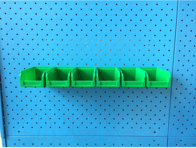 Набор лотков для метизов Стелла-техник V-1-650 (6шт, зеленый)