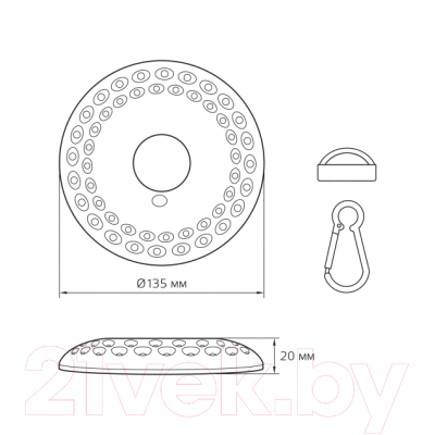 Фонарь Gauss GFL004 / GF004