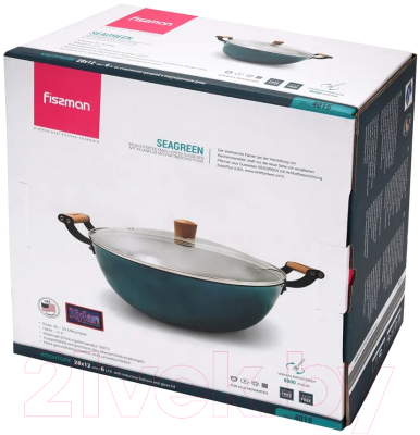Кастрюля Fissman Seagreen 4015