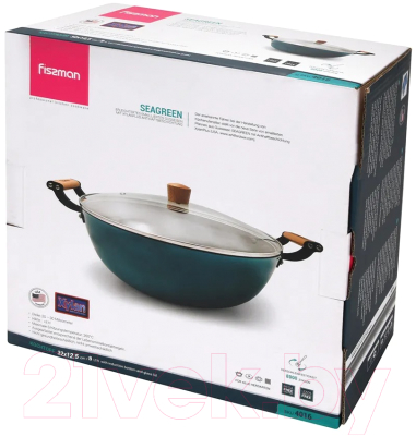 Кастрюля Fissman Seagreen 4016