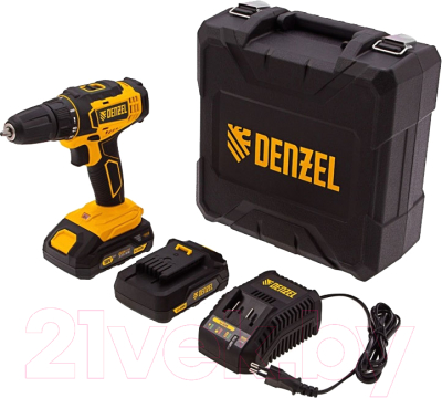 Аккумуляторная дрель-шуруповерт Denzel CDL-18-02BM / 26116