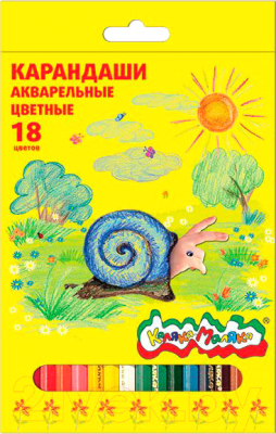 Набор акварельных карандашей Каляка-Маляка КАКМ18 - фото