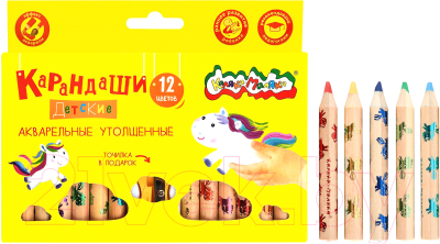 Набор акварельных карандашей Каляка-Маляка КАМКМ12