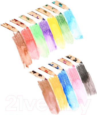 Набор акварельных карандашей Каляка-Маляка КАМКМ12