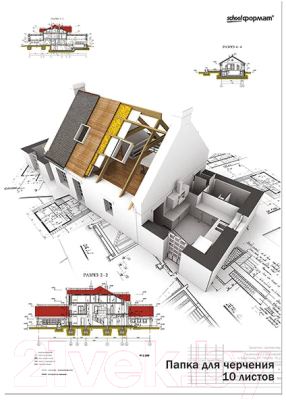 Папка для черчения Schoolformat ПЧ10А3 - фото