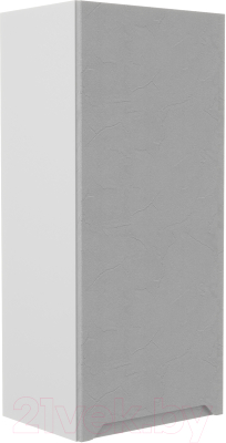 Шкаф навесной для кухни ДСВ Тренто ВП 400 левый (серый/серый) - фото