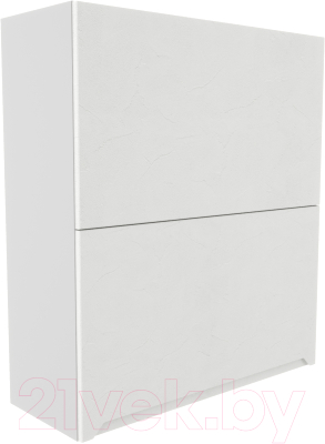 Шкаф навесной для кухни ДСВ Тренто ВПГПМ 800 (серый/белый) - фото