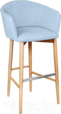 Стул барный ТехКомПро Канна 111 Б 800 / 121354 (бук/тон 2/ткань Lana 790) - фото