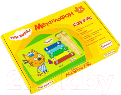 Музыкальная игрушка Alatoys Металлофон Коржик Три Кота / МФ0502