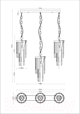 Люстра Moderli Stiland / V10040-3P