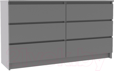 Комод ДСВ Мори МК 1380.6 (графит) - фото