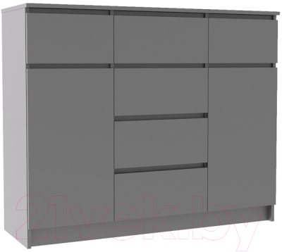 Тумба ДСВ Мори МК 1200.4 (графит) - фото