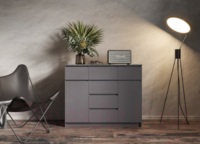 Тумба ДСВ Мори МК 1200.4 (графит)