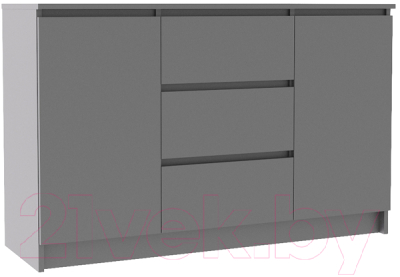 Тумба ДСВ Мори МК 1200.3 (графит) - фото