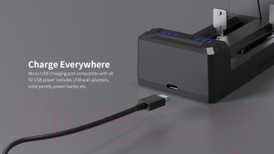 Зарядное устройство для аккумуляторов XTAR FC2