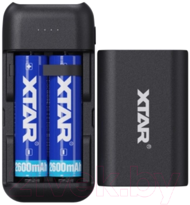 Зарядное устройство для аккумуляторов XTAR PB2C-Black