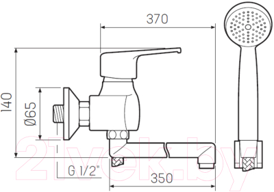 Смеситель РМС SL50-006E-1