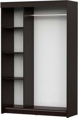 Шкаф-купе NN мебель ШКП 2 (дуб венге/ясень анкор светлый)