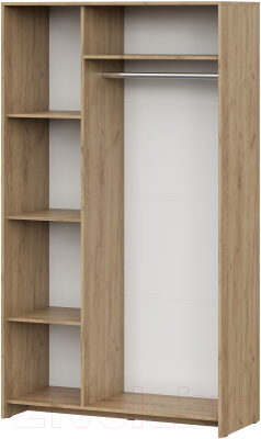 Шкаф NN мебель МСП 1 3ств (дуб золотой/камень темный)