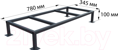 Подставка под шкаф для газового баллона Steel-expert ПШ2 50л