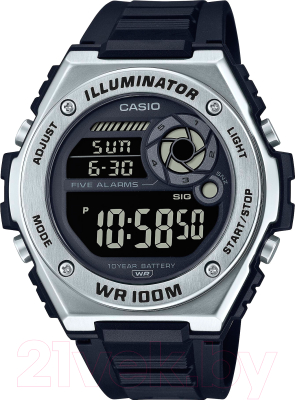 Часы наручные мужские Casio MWD-100H-1B - фото
