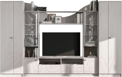 Стенка NN мебель МГС 8 исп 1 (ясень анкор светлый) - фото