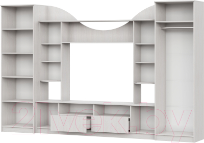 Стенка NN мебель МГС 8 исп 1 (ясень анкор светлый)