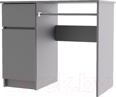 Письменный стол ДСВ Мори левый МС-1 (графит) - фото