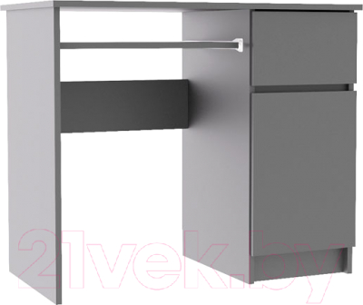 Письменный стол ДСВ Мори правый МС-1 (графит) - фото